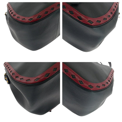 Saint Laurent Leather Red Handbag Style 28