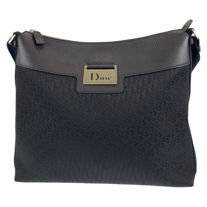 Dior Shoulder Bag Canvas, Leather Black SilverMetal Shoulder bag Messenger bag Trotter Oblique Women(Unisex)