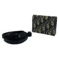 Dior Shoulder Bag canvas Navy SilverMetal Oblique Trotter