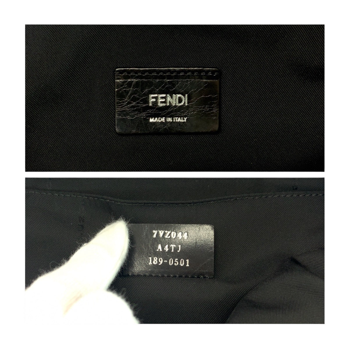 Fendi Luxury Canvas Red Backpack Style 3