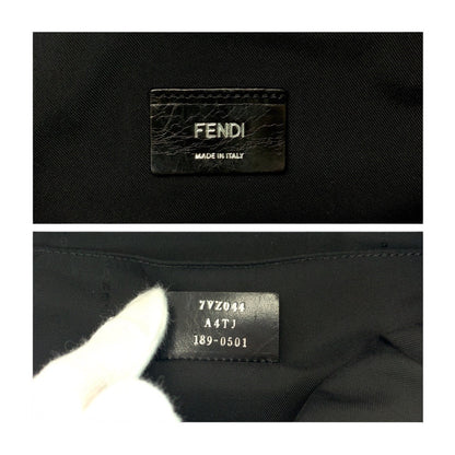 Fendi Luxury Canvas Red Backpack Style 3