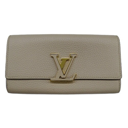 Louis Vuitton  Leather Long Wallet (Bi-Fold)