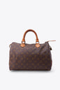 Louis Vuitton 30 Speedy Bag In Brown Monogram Coated Canvas