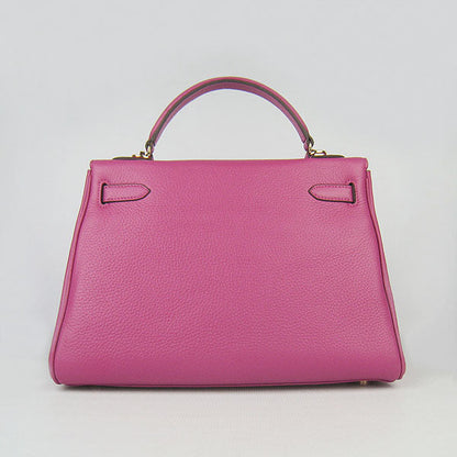 Luxury Hermes Kelly 32Cm Togo Leather Handbag 6108 Peach Golden