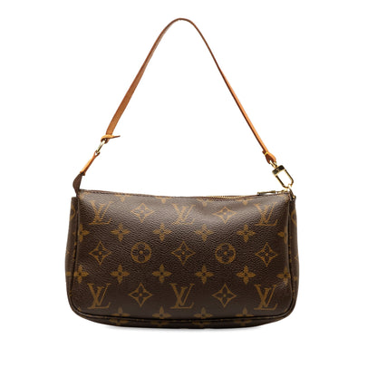 Brown Louis Vuitton Monogram Pochette Accessoires Shoulder Bag
