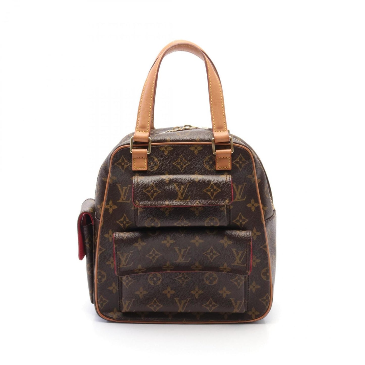 Louis Vuitton  Pvc Coated Canvas Leather Handbag