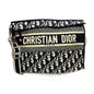 Dior Shoulder Bag Jacquard Navy Oblique