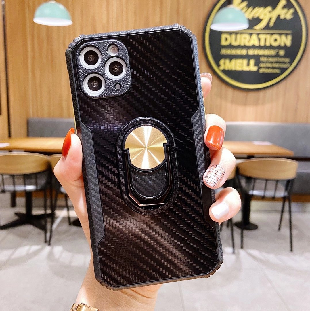 luxurious hidden bracket phone case for samsung
