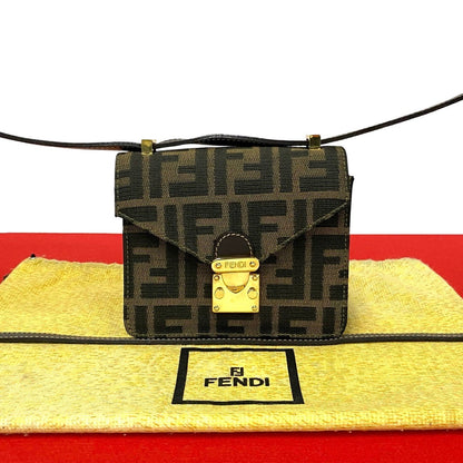 Fendi Leather Red Shoulder Bag Style 18