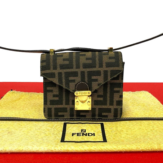 Fendi Leather Red Shoulder Bag Style 18