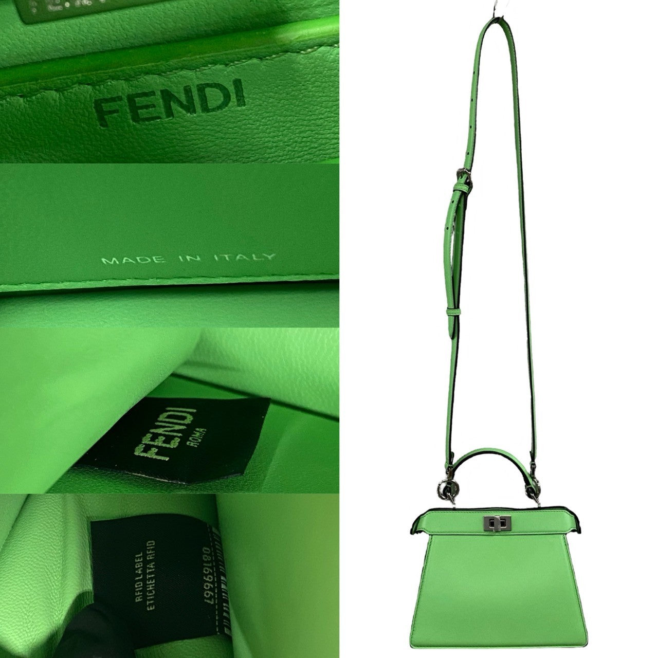 Fendi Luxury Leather Red Handbag Style 51