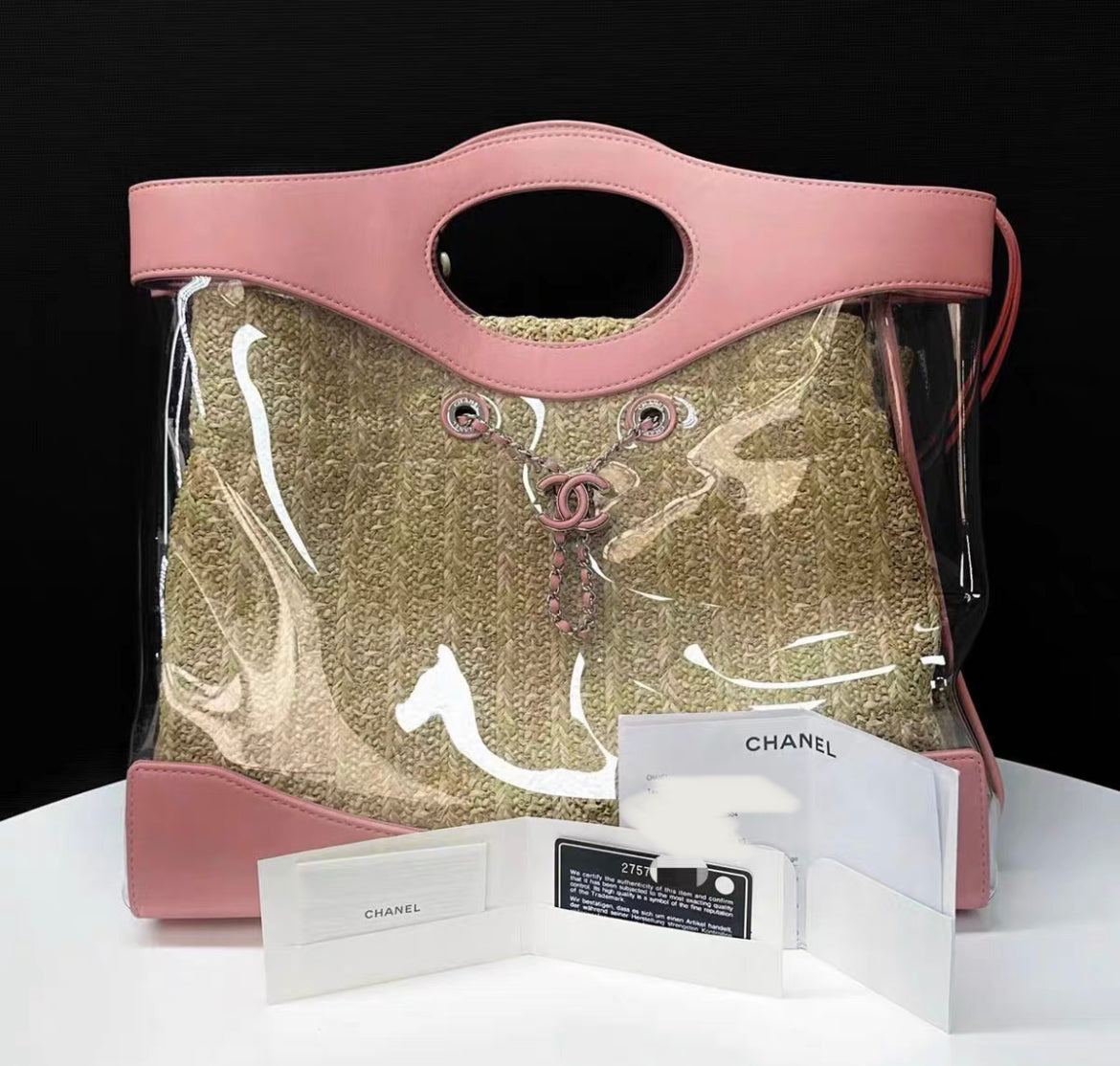 Chanel Chanel 19 Calfskin Pink Shoulder Bag