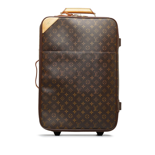 Brown Louis Vuitton Monogram Pegase 55 Travel Bag
