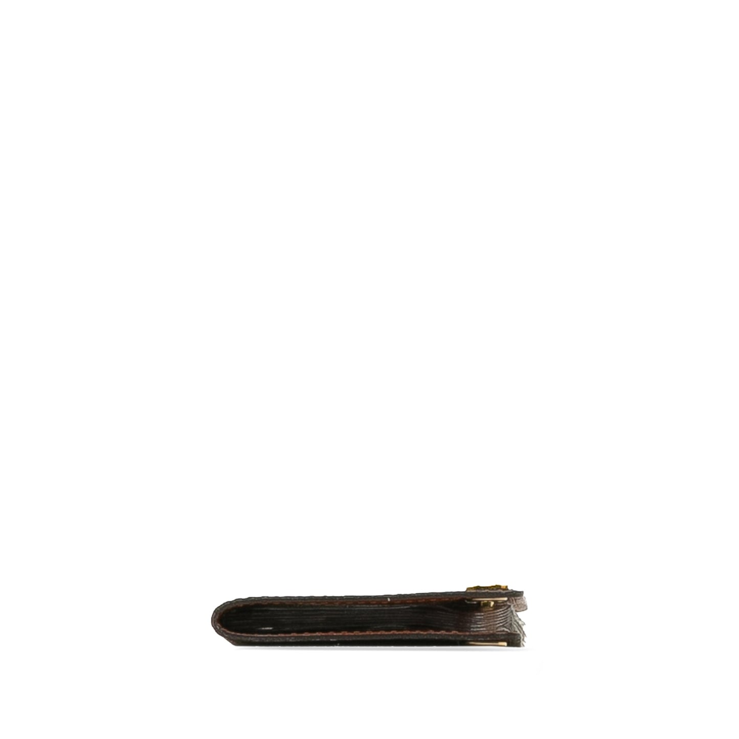 Brown Louis Vuitton Monogram Porte-Cartes Credit Pression Card Holder