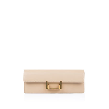 Saint Laurent Luxury Leather Red Clutch Style 9