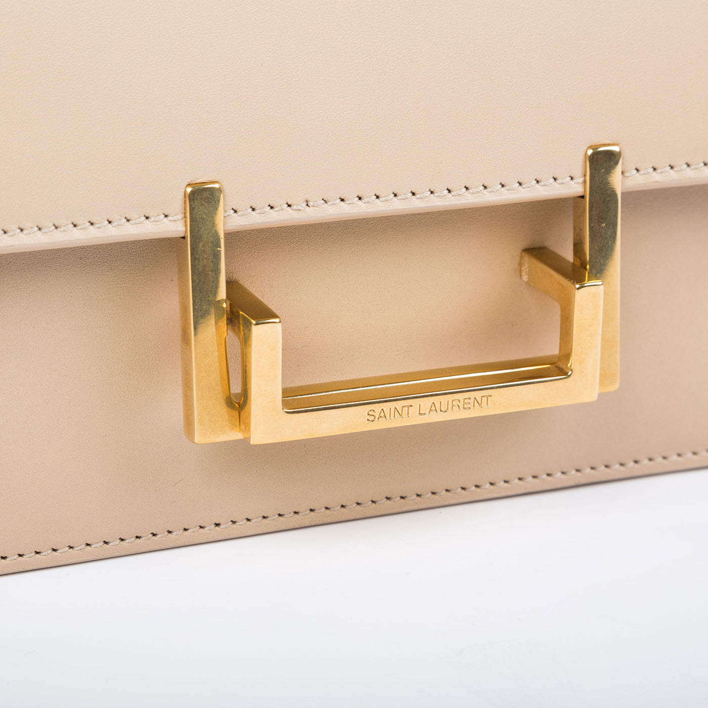 Saint Laurent Luxury Leather Red Clutch Style 9