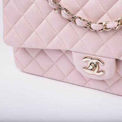 Chanel Classic Flap Lambskin Gold Shoulder Bag Style 58