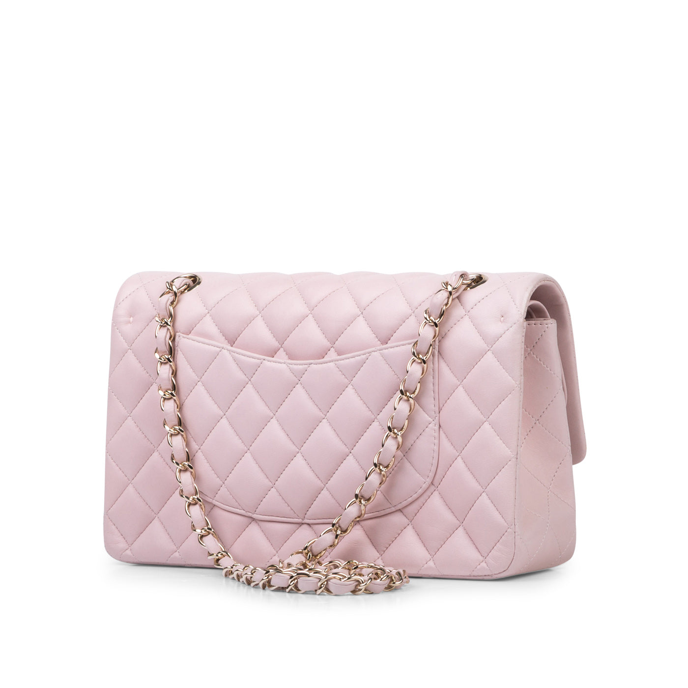 Chanel Classic Flap Lambskin Gold Shoulder Bag Style 58