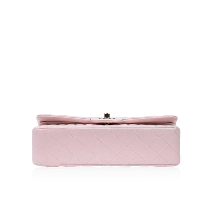 Chanel Classic Flap Lambskin Gold Shoulder Bag Style 58