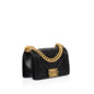 Chanel Boy Bag Caviar Black Shoulder Bag Style 22