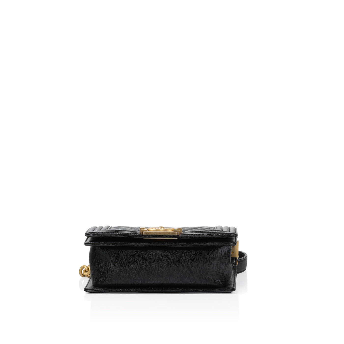 Chanel Boy Bag Caviar Black Shoulder Bag Style 22