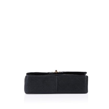 Chanel Classic Flap Caviar Black Shoulder Bag Style 131