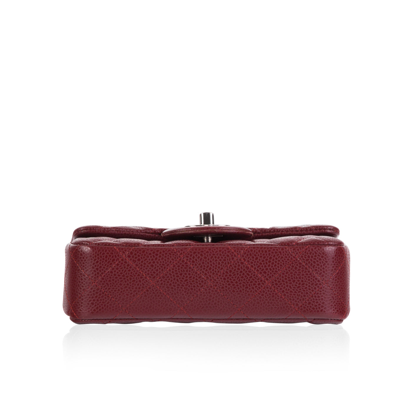 Chanel Classic Flap Caviar Silver Shoulder Bag Caviar
