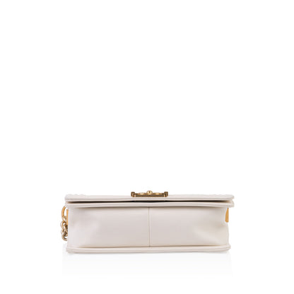 Chanel Mixed Leather Ss16 Boy Bag