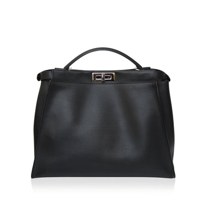 Fendi Peekaboo Leather Red Handbag Style 60