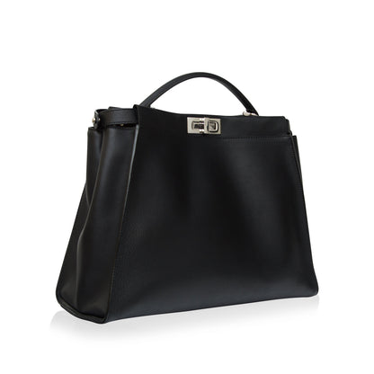 Fendi Peekaboo Leather Red Handbag Style 60