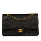 Chanel Classic Flap Lambskin Black Shoulder Bag Style 139