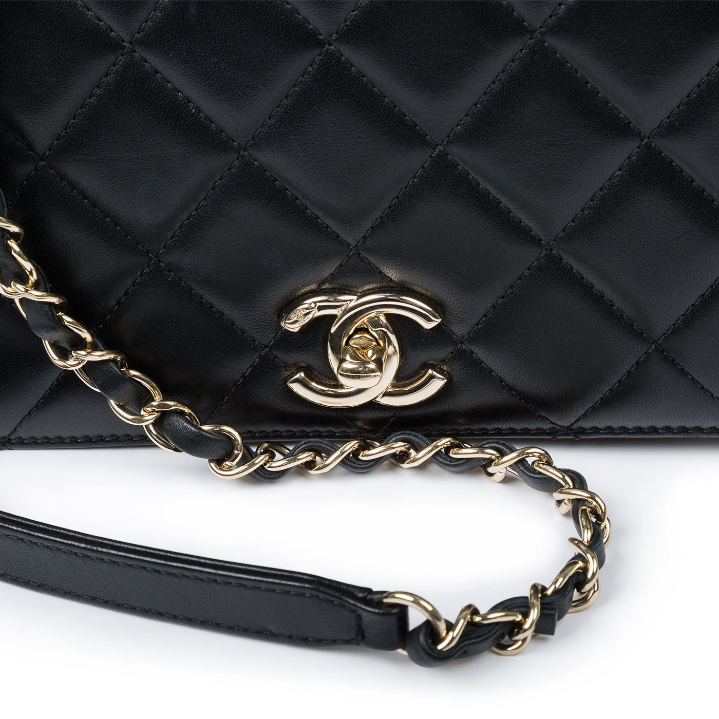 Chanel Timeless Lambskin Black Shoulder Bag Style 2