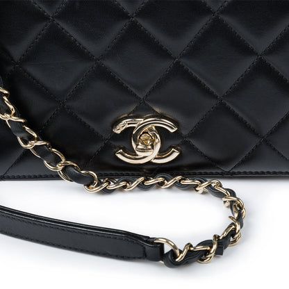 Chanel Timeless Lambskin Black Shoulder Bag Style 2