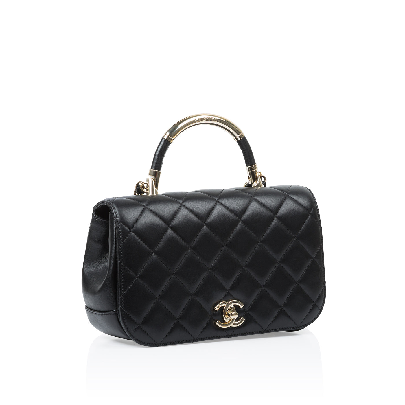 Chanel Timeless Lambskin Black Shoulder Bag Style 2
