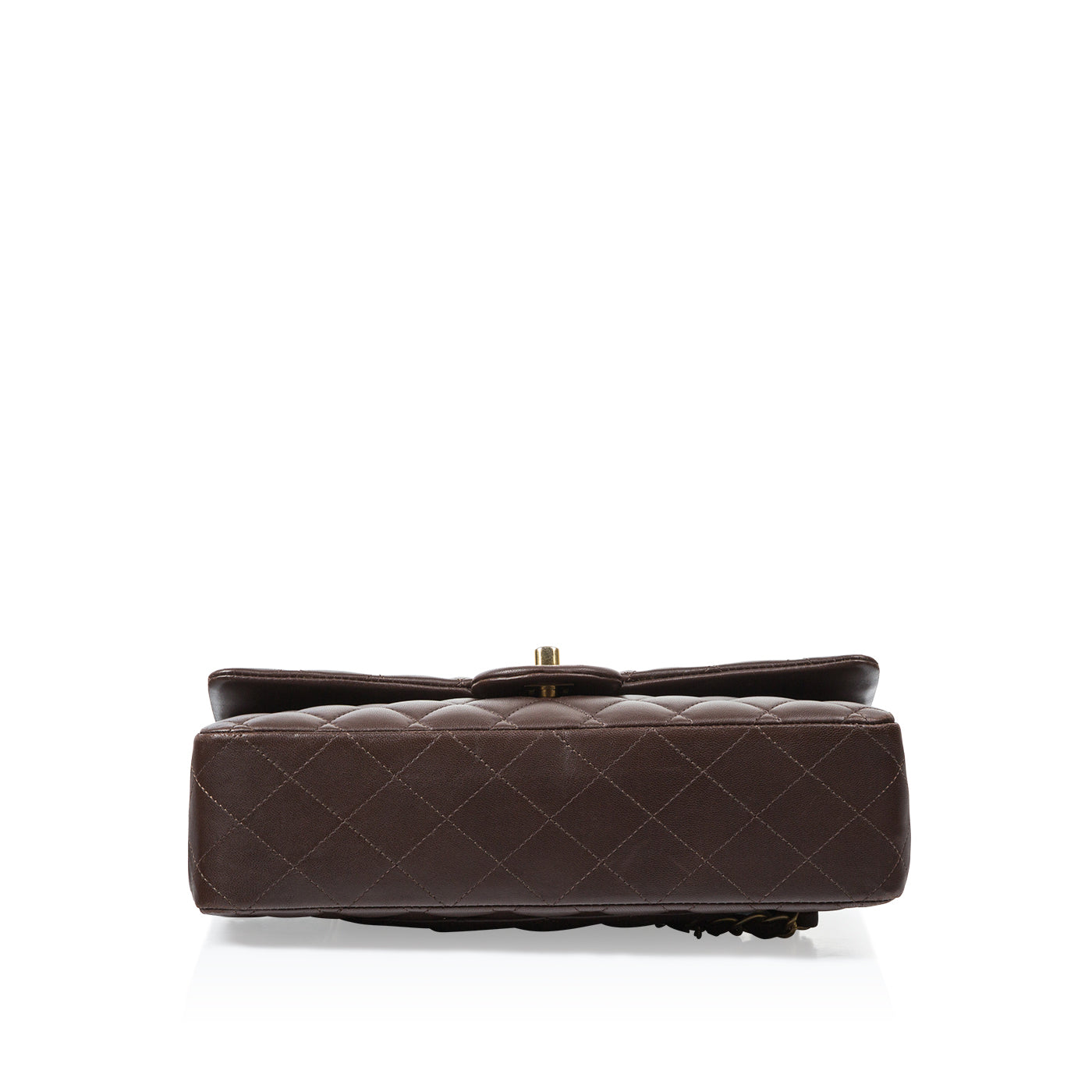 Chanel Classic Flap Lambskin Brown Shoulder Bag Style 5