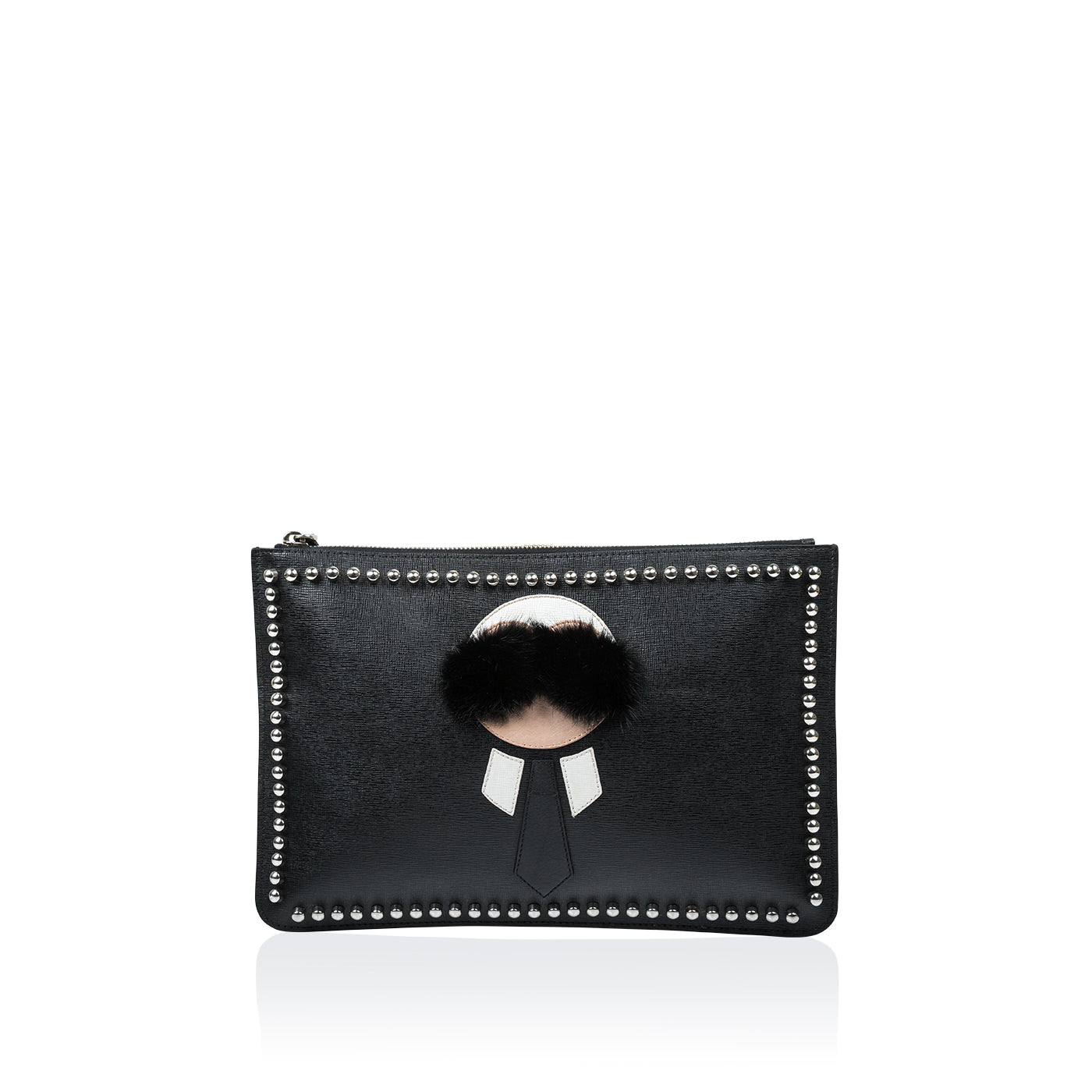 Fendi Peekaboo Leather Red Handbag Style 60