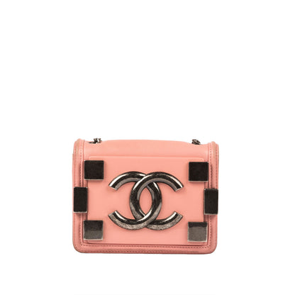 Chanel Boy Bag Lambskin Red Shoulder Bag Lambskin