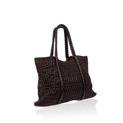 Chanel Interwoven Leather Tote