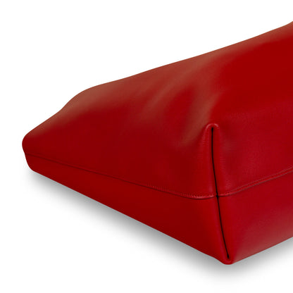 Saint Laurent Luxury Leather Red Tote Bag Style 2