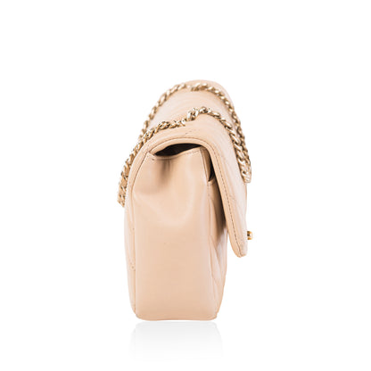 Chanel Classic Flap Lambskin Gold Shoulder Bag Style 8