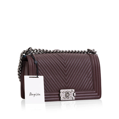 Chanel Boy Bag Leather Black Shoulder Bag Style 3