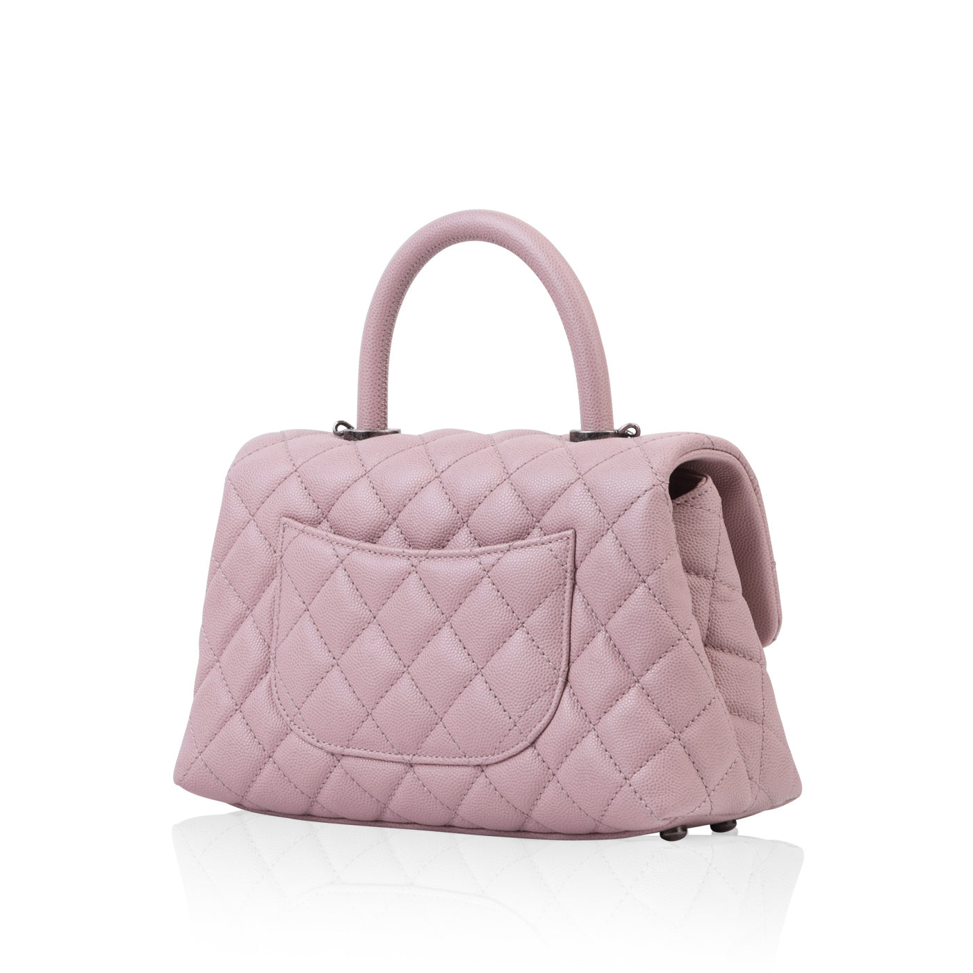 Chanel Coco Handle Caviar Pink Shoulder Bag