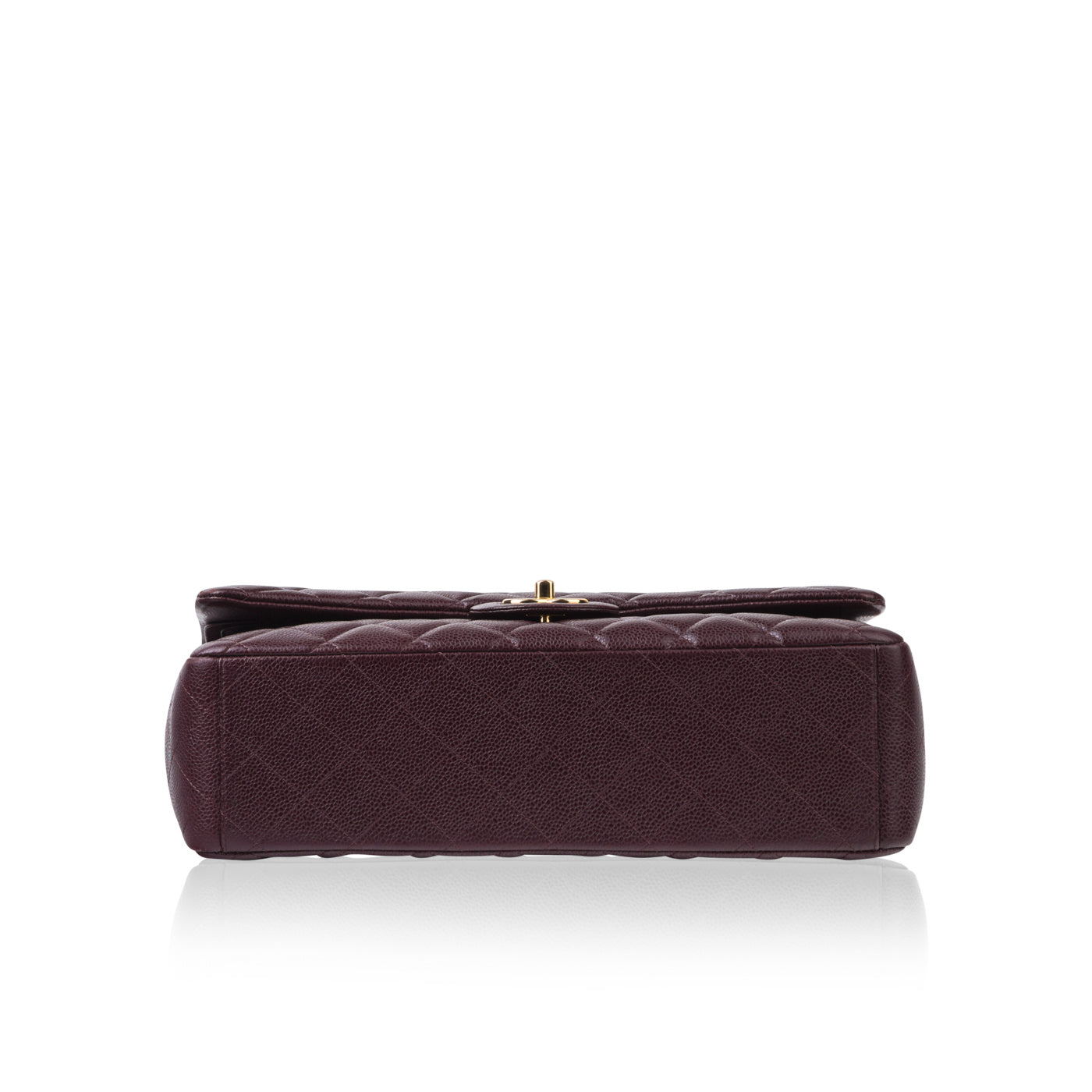 Chanel Classic Flap Caviar Gold Shoulder Bag Style 38