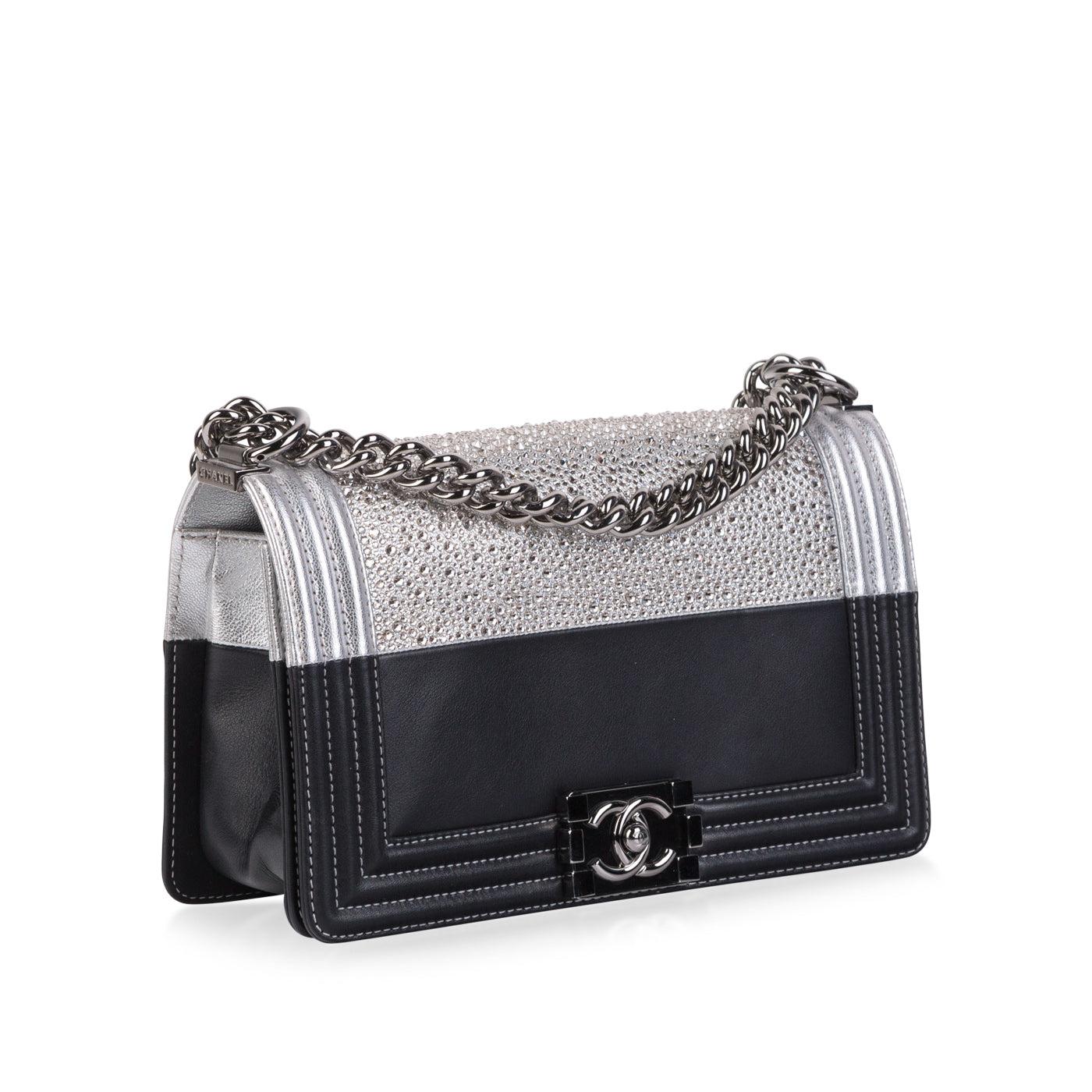 Chanel Boy Bag Leather Black Shoulder Bag Style 2