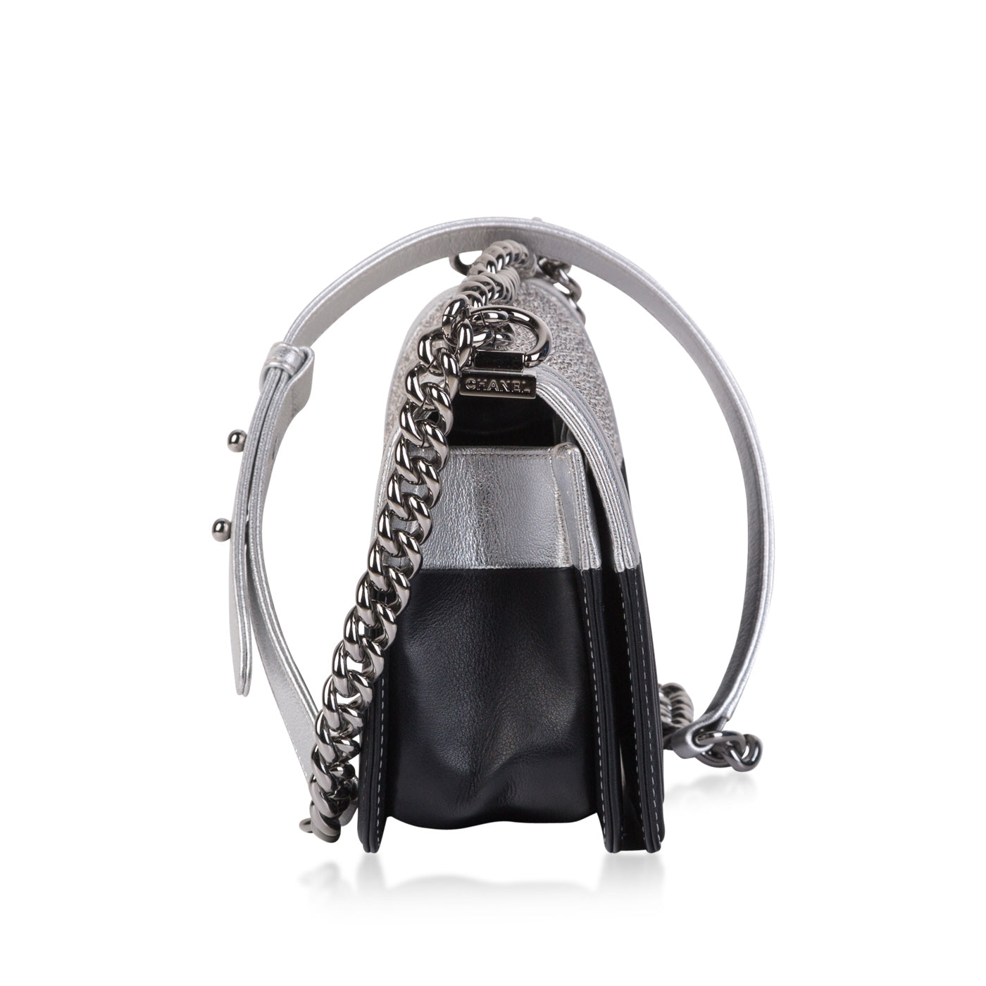 Chanel Boy Bag Leather Black Shoulder Bag Style 2