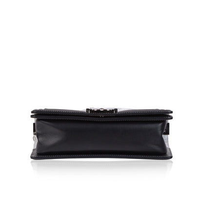 Chanel Boy Bag Leather Black Shoulder Bag Style 2