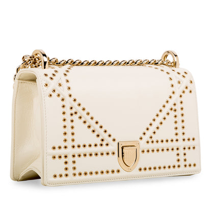 Dior Chain Leather Tote Bag