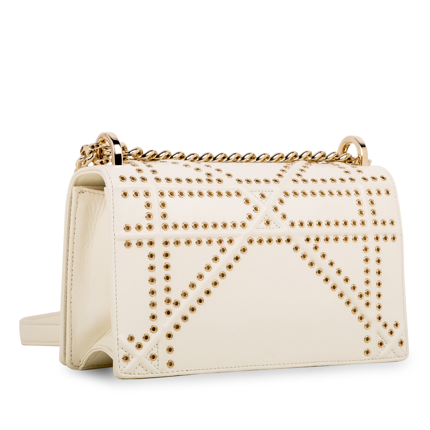 Dior Chain Leather Tote Bag