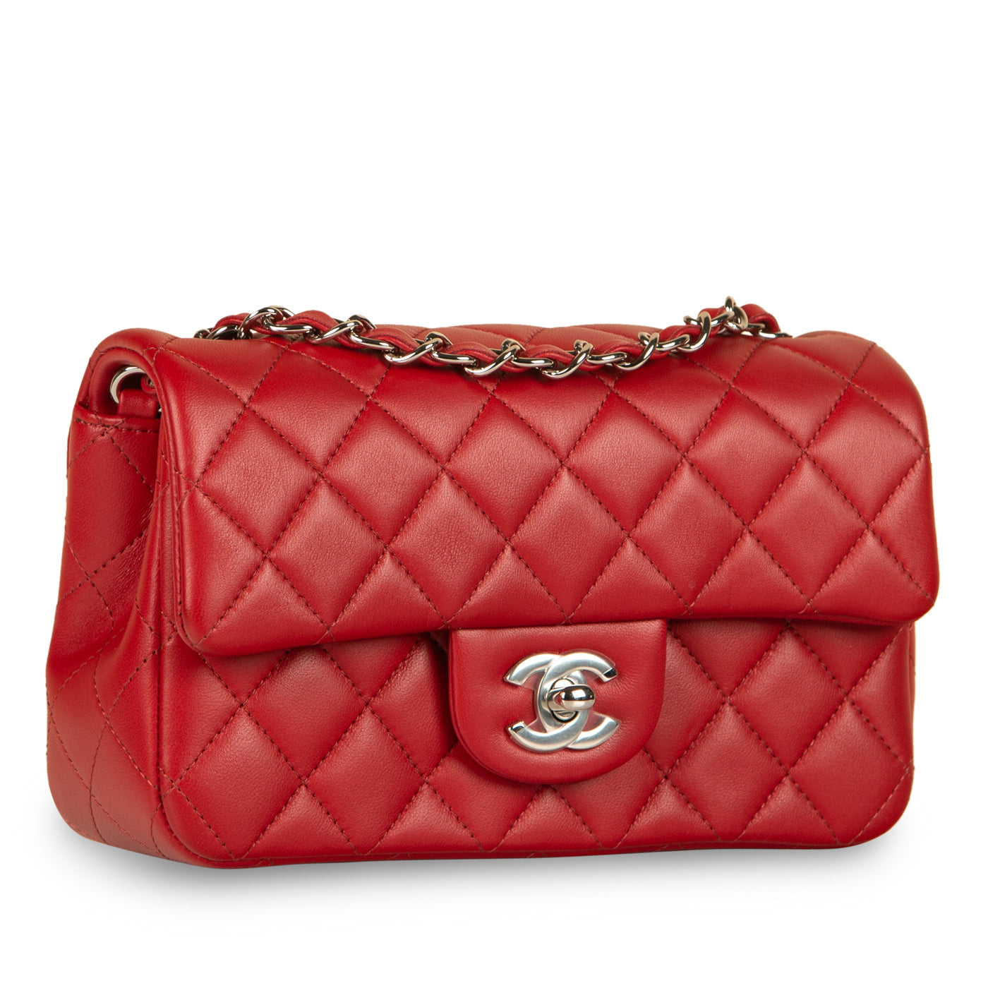 Chanel Classic Flap Lambskin Black Shoulder Bag Style 183