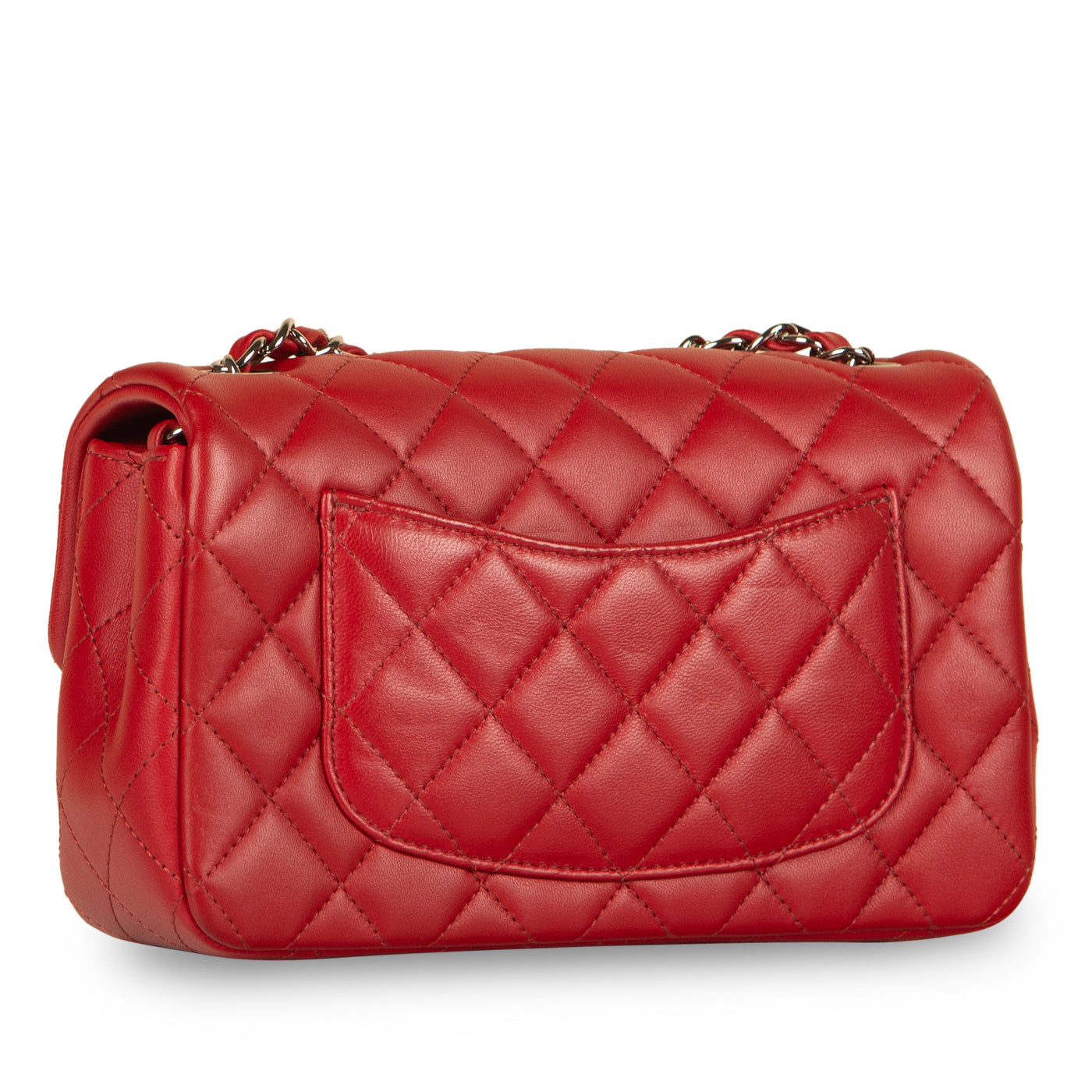Chanel Classic Flap Lambskin Black Shoulder Bag Style 183